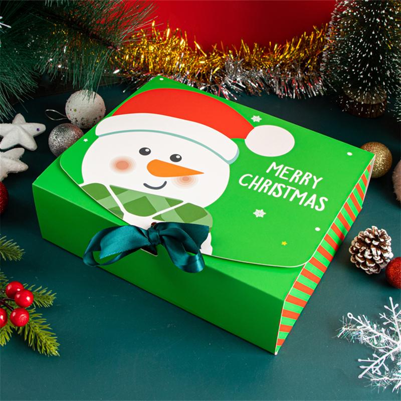 StoBag 5 Chiếc/10 Cái Ông Già Noel Giáng Sinh Tặng Năm Mới Đảng Kẹo Chocolate Cookie Bao Bì Túi Xanh/Đỏ Trẻ Em DIY Ủng Hộ