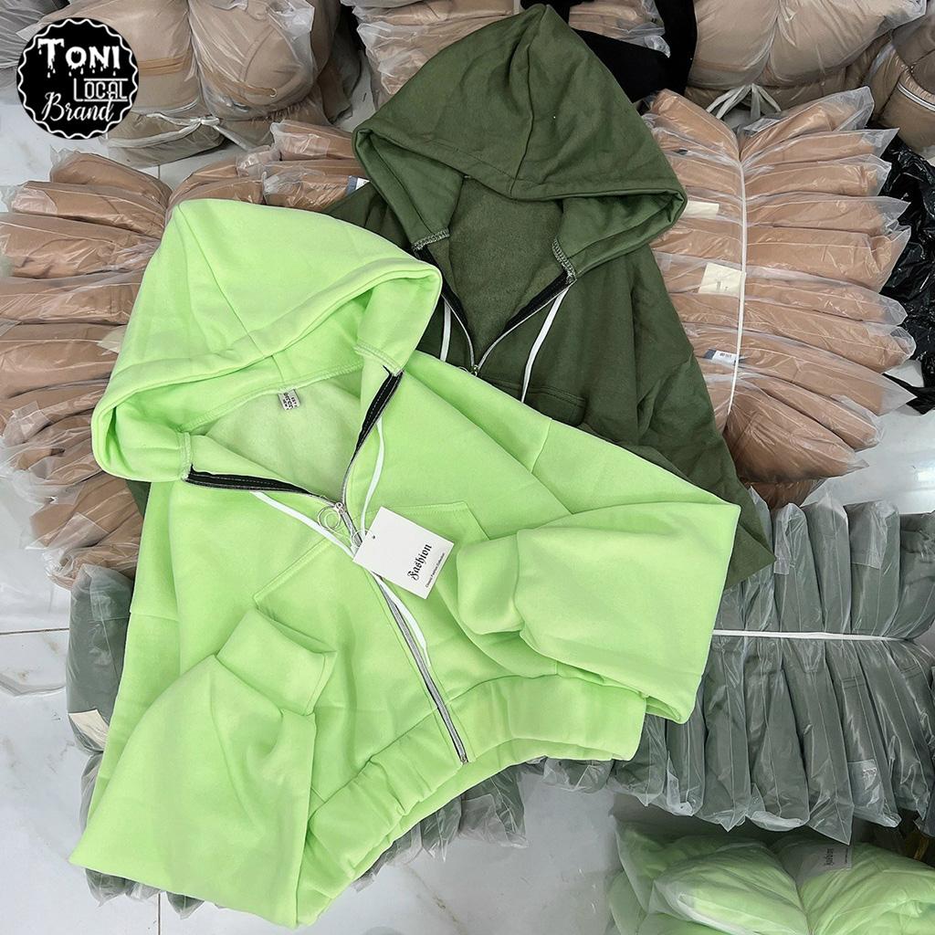 Áo Khoác Nỉ Ngoại Form Dơi Lửng cao cấp - Áo Khoác Nữ Unisex