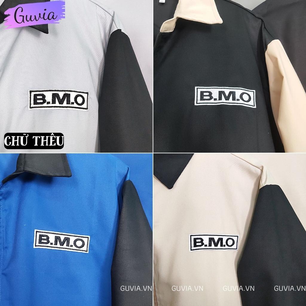 Áo Khoác Kaki B.M.O Nam Nữ Ulzzang Unisex 2 Lớp Form Rộng Thể Thao