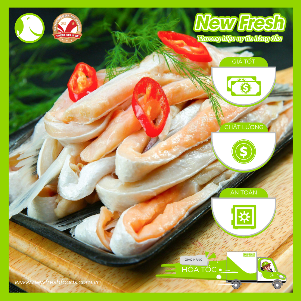 Lườn Cá Hồi Nauy Khay 1kg