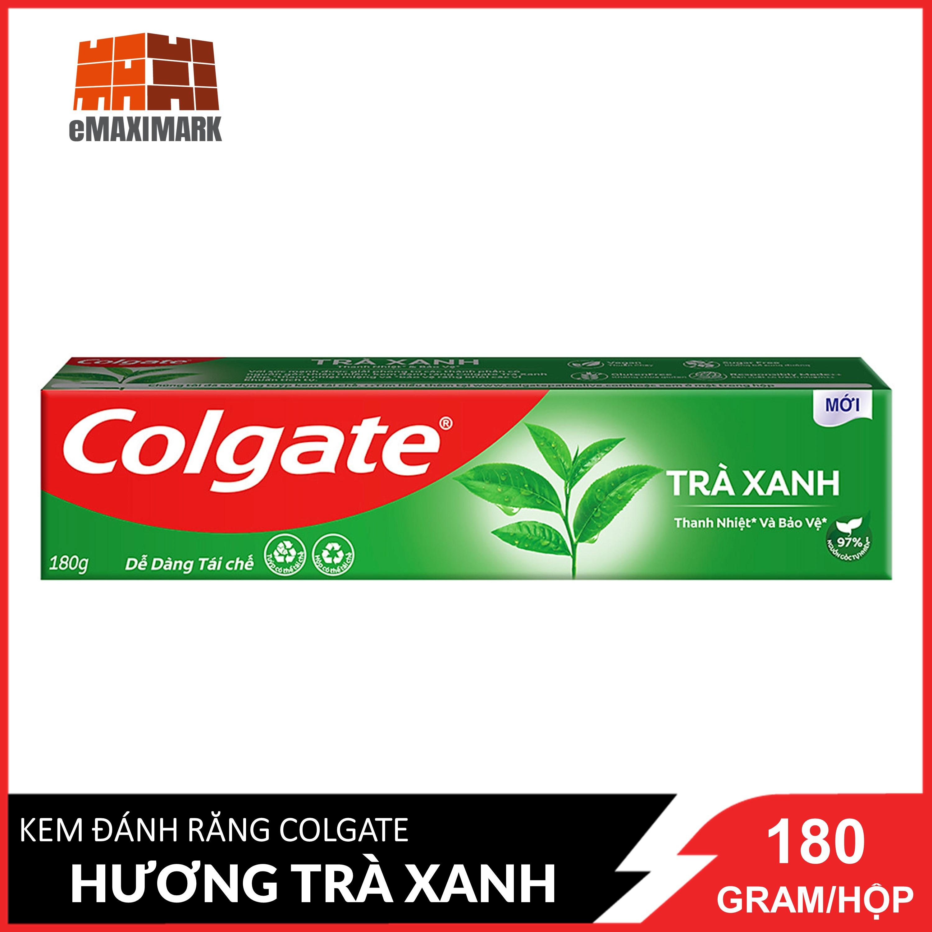 Kem Đánh Răng Colgate Hương Trà Xanh 180 Gram / Hộp