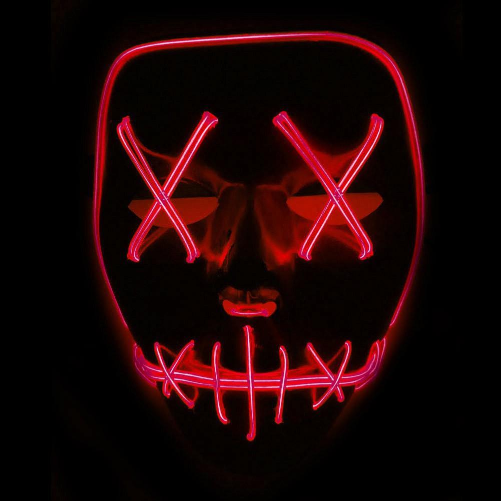 Mặt nạ Thanh trừng có đèn LED hóa trang Halloween-j42 mã số SP UH1671