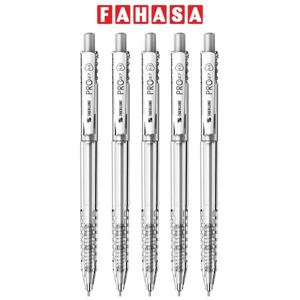 Túi 5 Bút Bi 0.5 mm Thiên Long TL-105 - Mực Đen