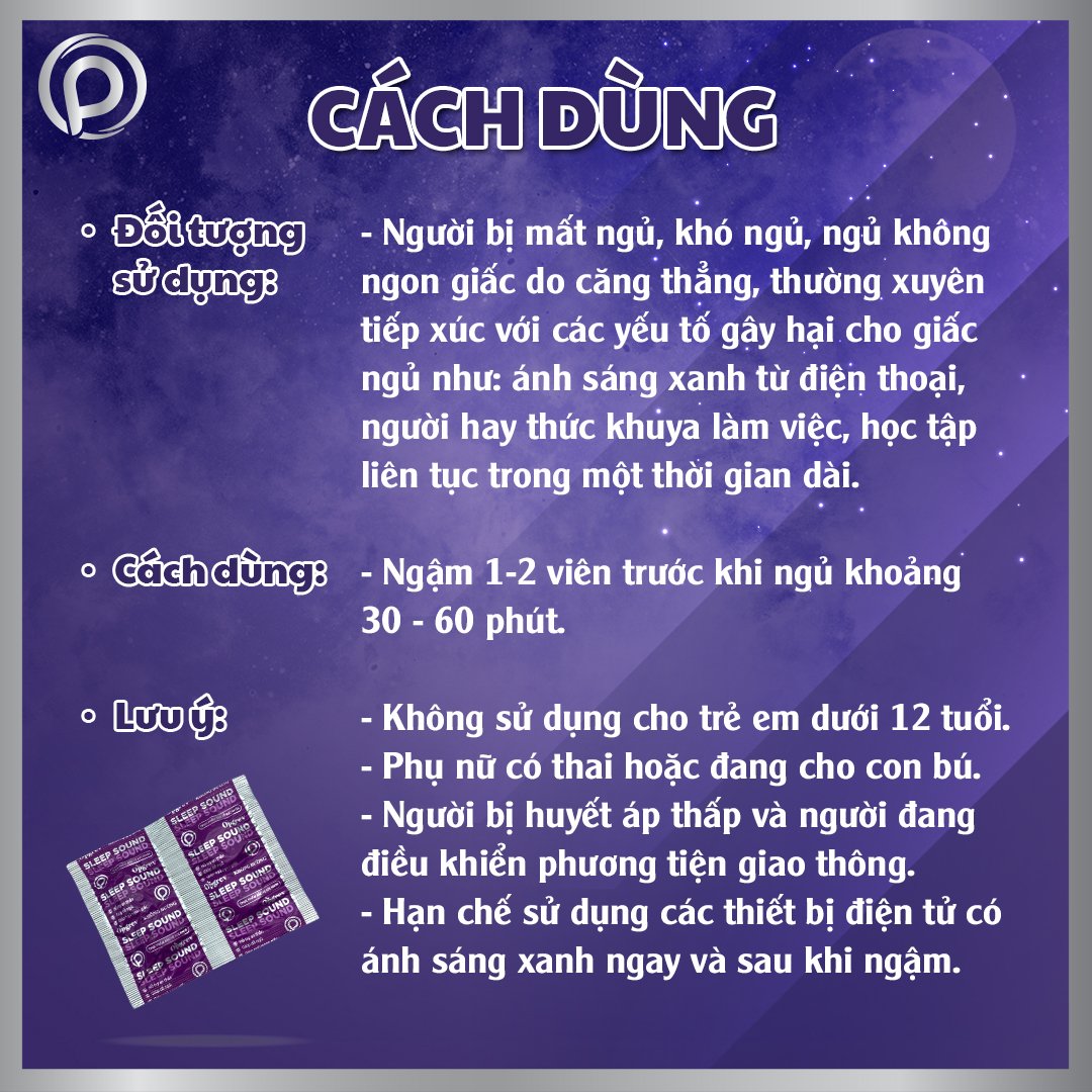 Viên ngậm Sleep Sound Opgrev hỗ trợ mất ngủ giúp ngon giấc – 20 viên/ hộp