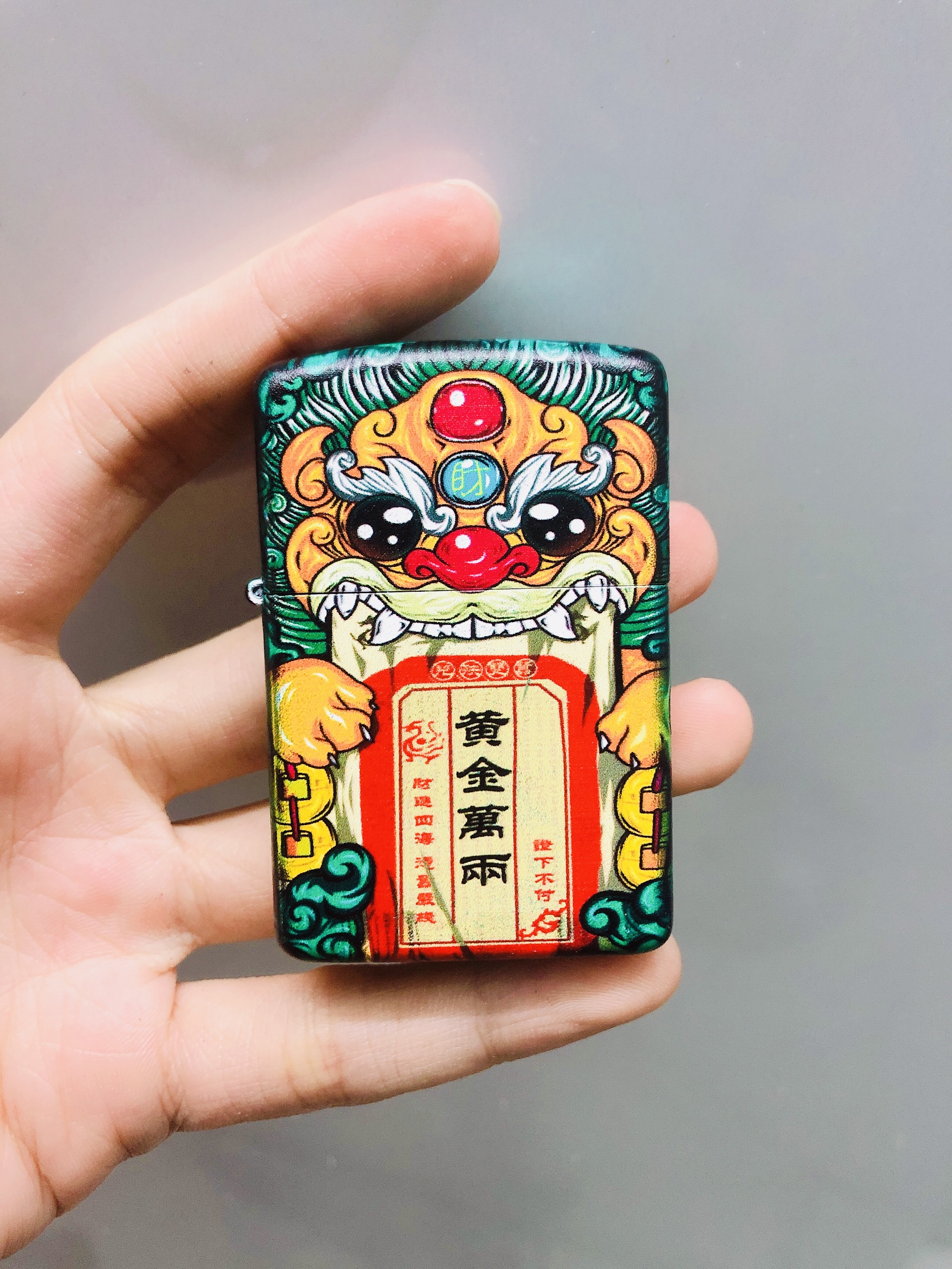 Hột Quẹt Bật Lửa phiên bản nhật "Vàng Đầy Túi" may mắn H39 - xài xăng