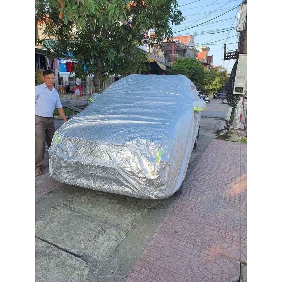 Bạt Phủ Xe Ô Tô 2 Lớp Tráng Bạc Chống Nóng Chống Xước Cao Cấp