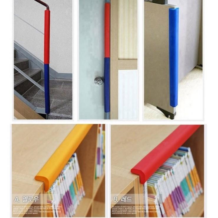 Cuộn bọc cạnh bàn ghế, cạnh tủ cao su non tặng kèm băng dính -giao màu ngẫu nhiên