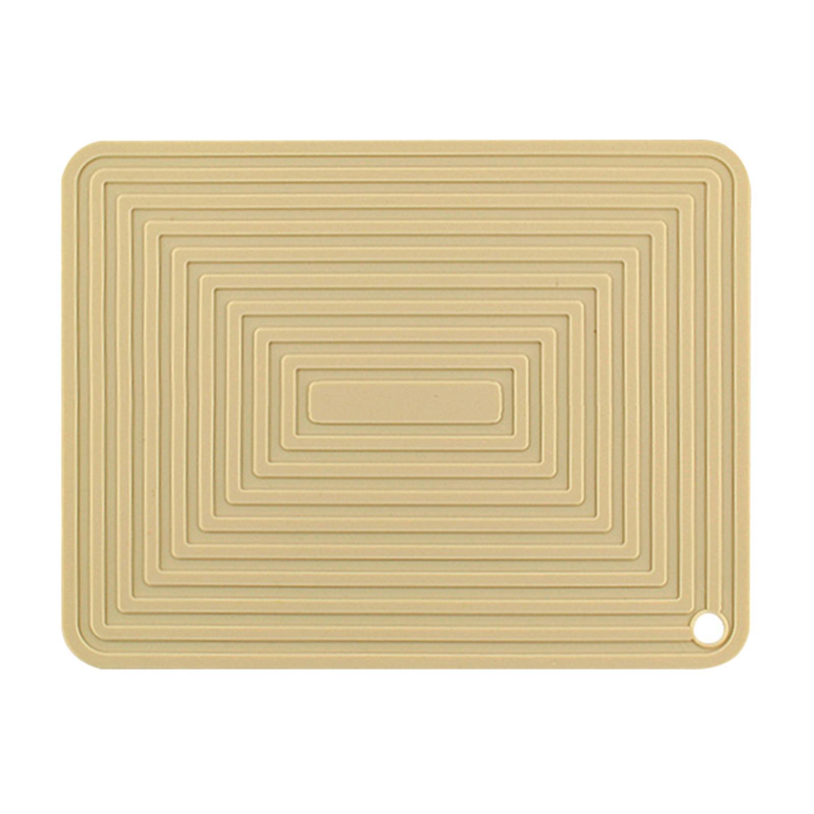 Silicone Dish Drying Mat Heat Resistant Waterproof Dish & Utensil Draining Board Sink Cover