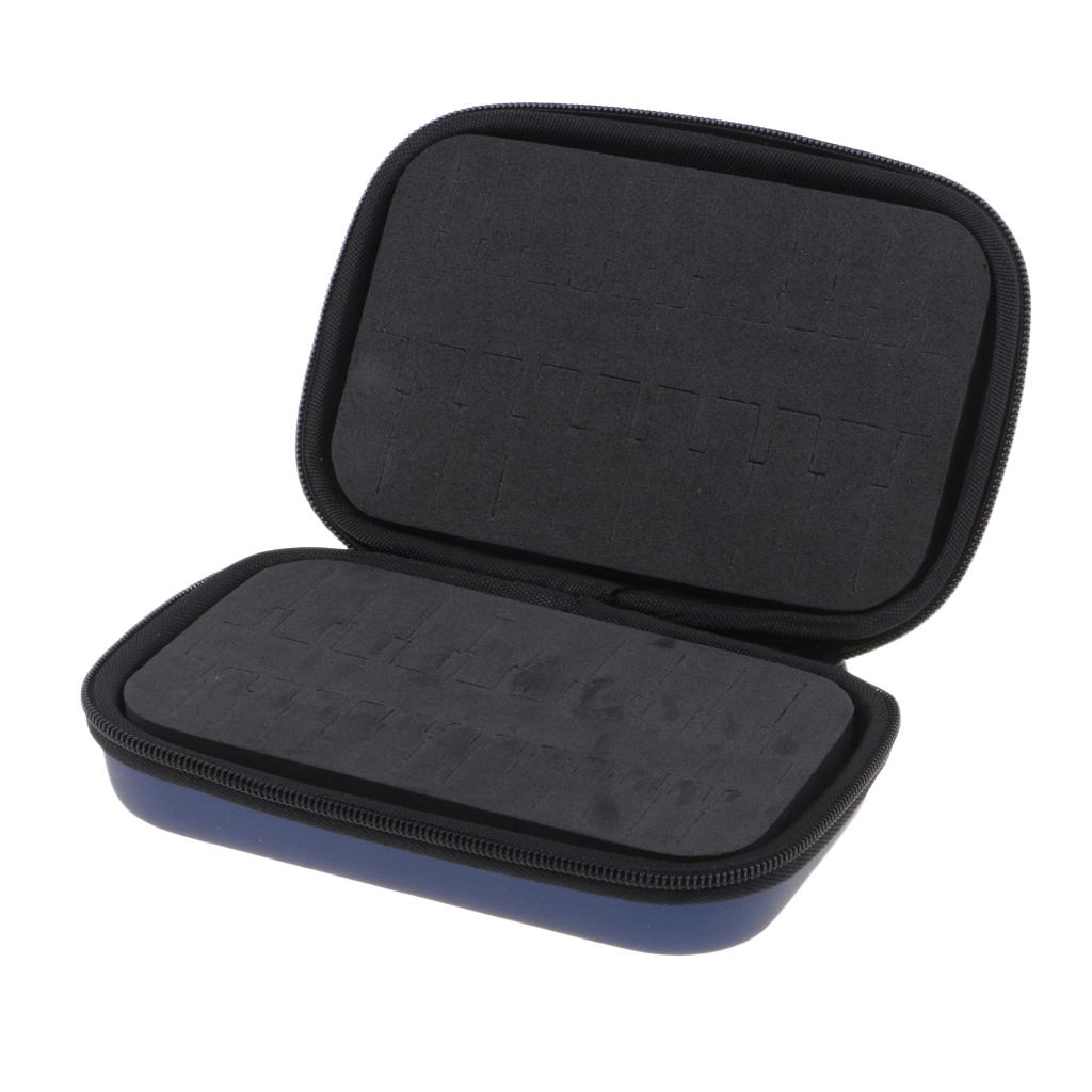 Fishing Spoon Lure Bag Storage Fishing Lure Case Pouch Metal Lure Bag Blue