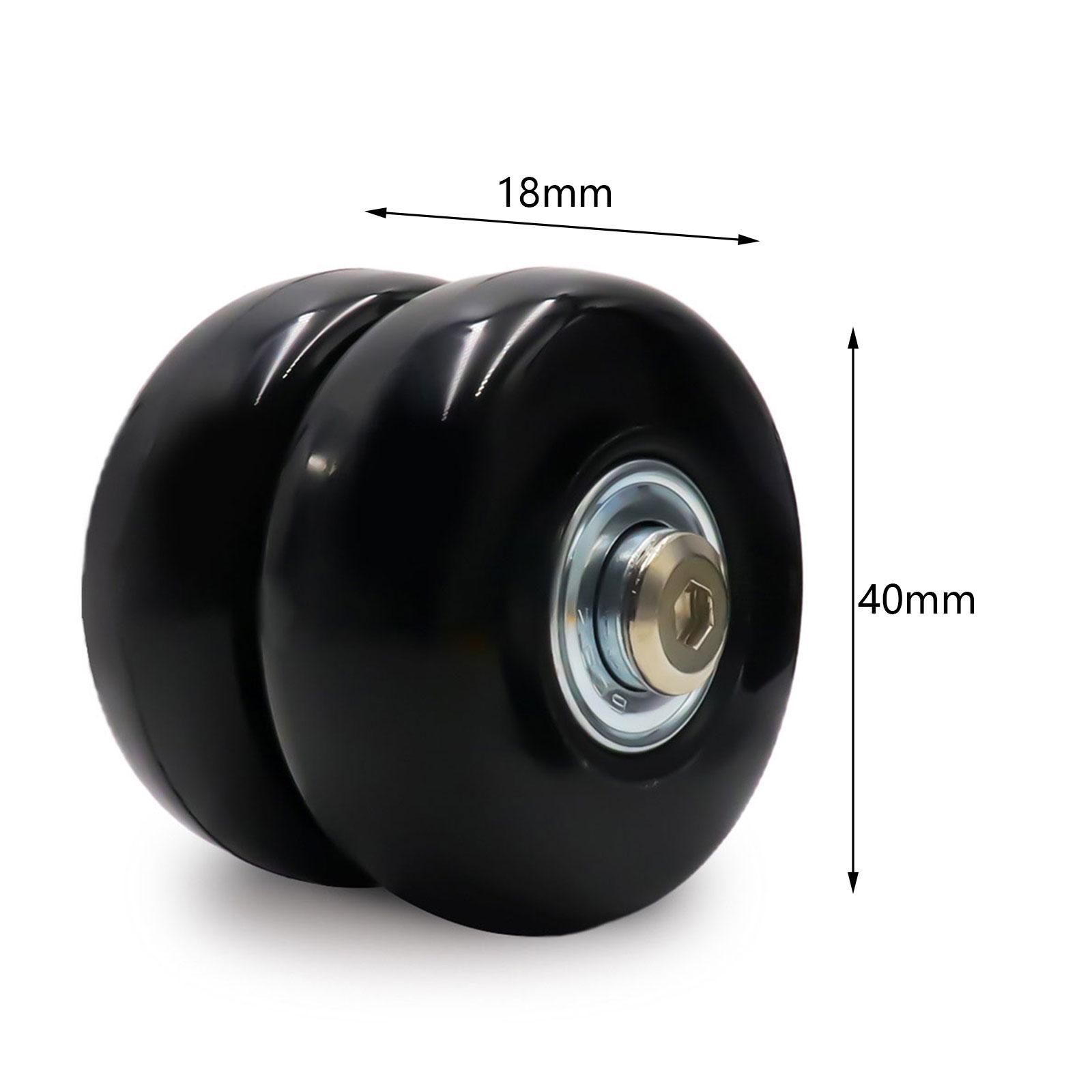 4 Pieces Travel Luggage Wheels Suitcase Casters for Suitcase Trolley Luggage