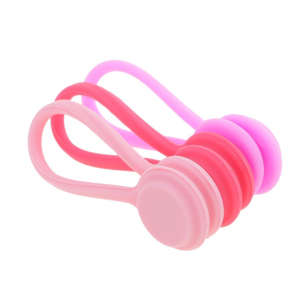 12x  Earphone Cable Winder Wrap for  Wire / Keychain Clip Holder