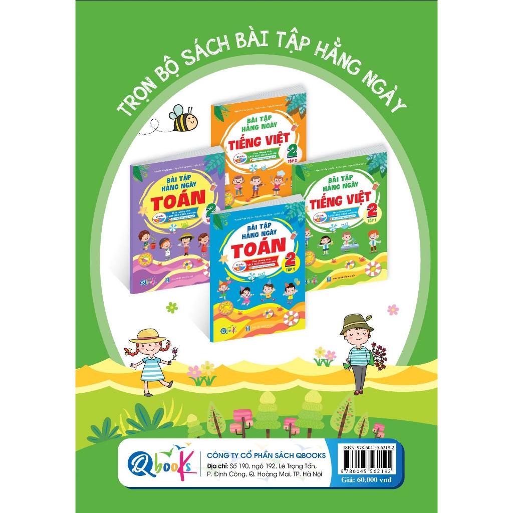 Bài Tập Hằng Ngày Tiếng Việt Lớp 2 - Cánh Diều - Tập 1 (1 cuốn)