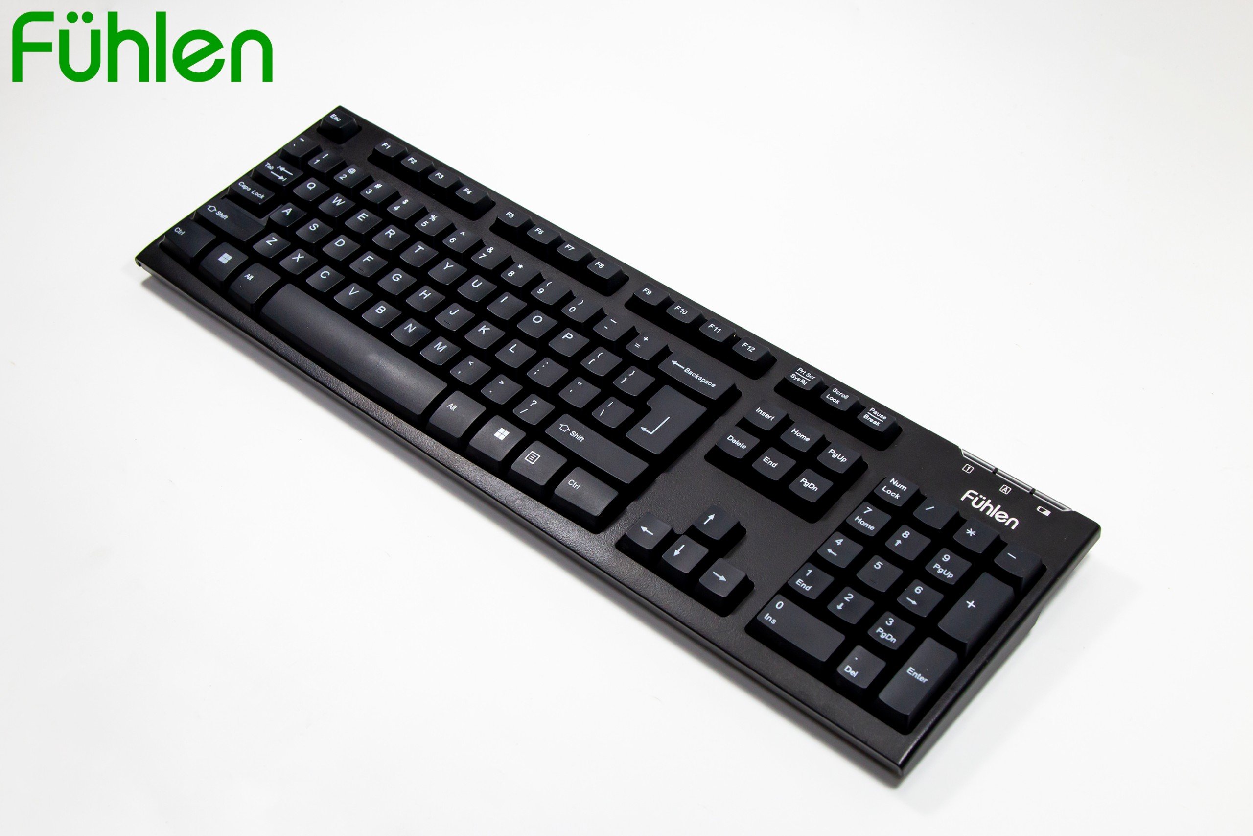 Bàn phím không dây Gaming/ Văn phòng Fuhlen L411w- Tuổi thọ 20 triệu lần nhấn, BH 2 năm,Tặng kèm pin- Hàng chính hãng