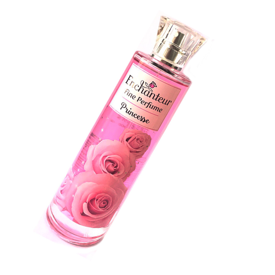 Combo 2 Chai Nước hoa toàn thân Enchanteur Fine Perfume Princesse 100ml*2 ( Chai hồng)