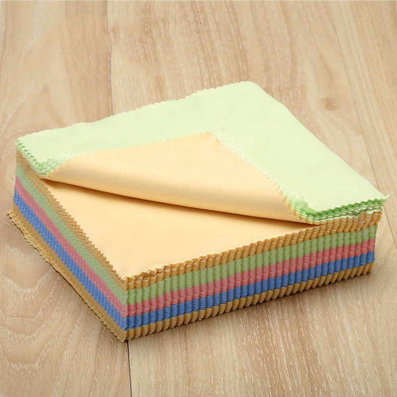 Set 5 khăn lau kính mắt, vải lau kính, đồng hồ điện thoại cotton thoáng khí PK6