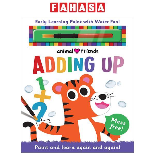 Sách ngoại văn: Early Learning Magic Water Colouring - Animal Friends Adding Up