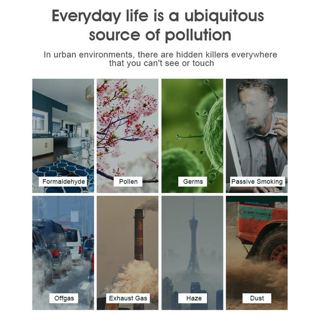 Air Purifier Personal Wearable Necklace Negative Ionizer Anion Air