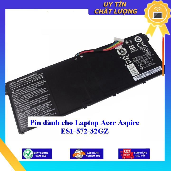 Pin dùng cho Laptop Acer Aspire ES1-572 32GZ ES1-572-32GZ - Hàng Nhập Khẩu New Seal