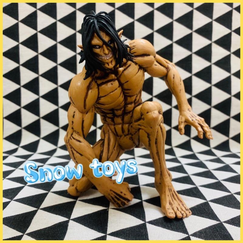 Mô hình Attack On Titan - Titan tiến công Attack Titan - Eren Yeager - Đại chiến Titan - Fullbox - 15cm