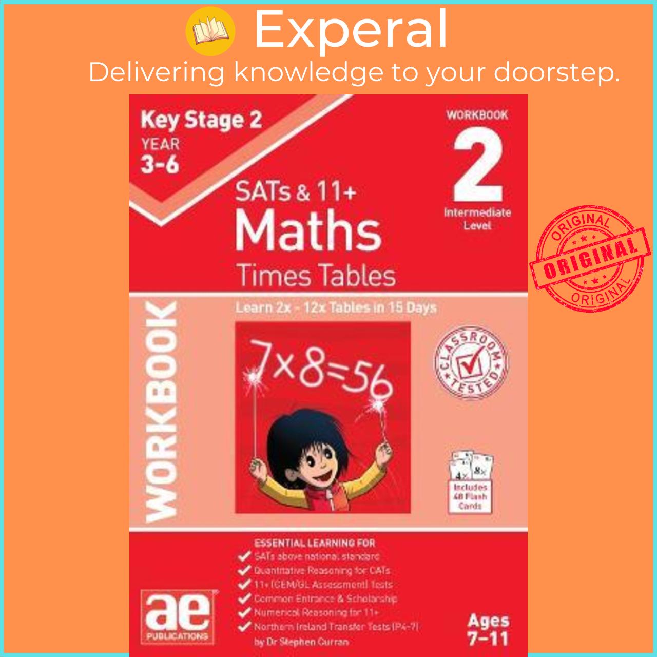 Sách - KS2 Times Tables Workbook 2 : 15-day Learning Programme for 2x - 1 by Dr Stephen C Curran