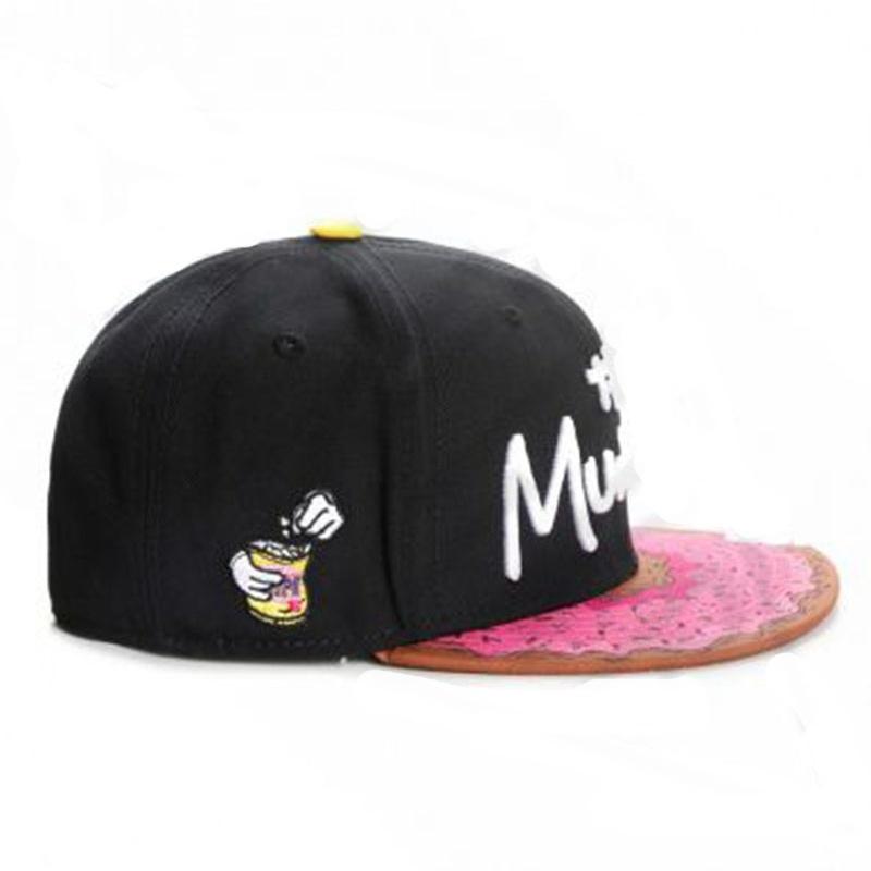 Snack cap men and women pink cap adult headdress hip hop streetwear casual sunscreen baseball cap