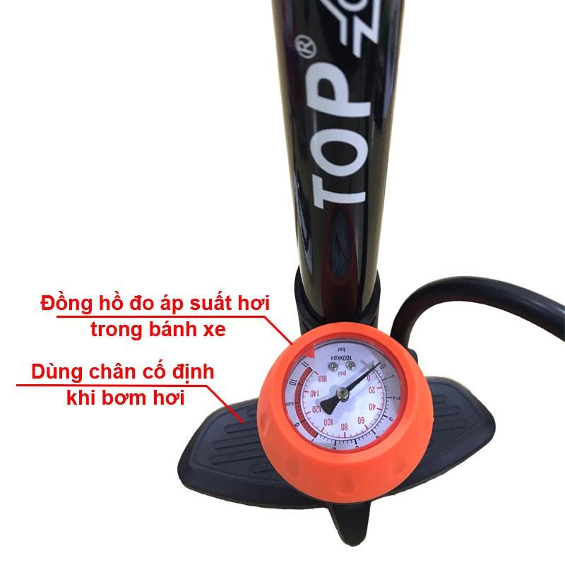 BƠM HƠI DÙNG TAY CÓ ĐỒNG HỒ TOP