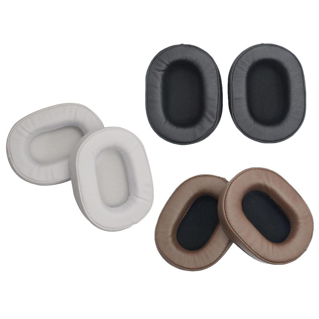 Ear Pads Cushions Covers Replacement for Audio-Technica SR5 SR5BT Black
