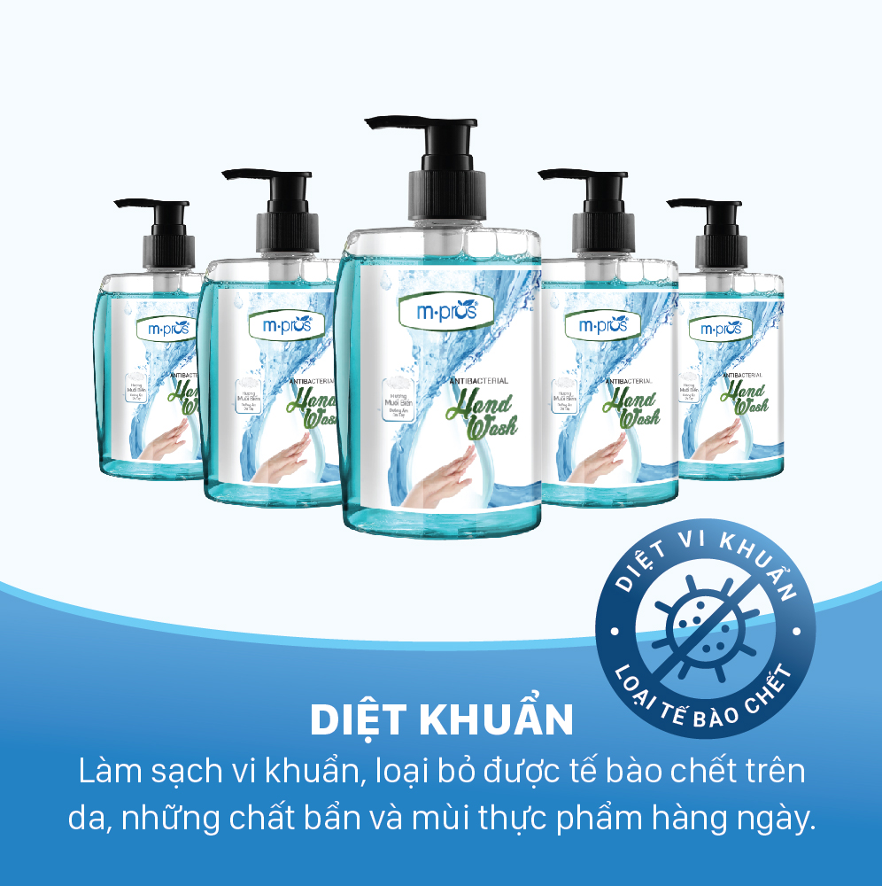 Nước Rửa Tay Diệt Khuẩn - Muối Biển