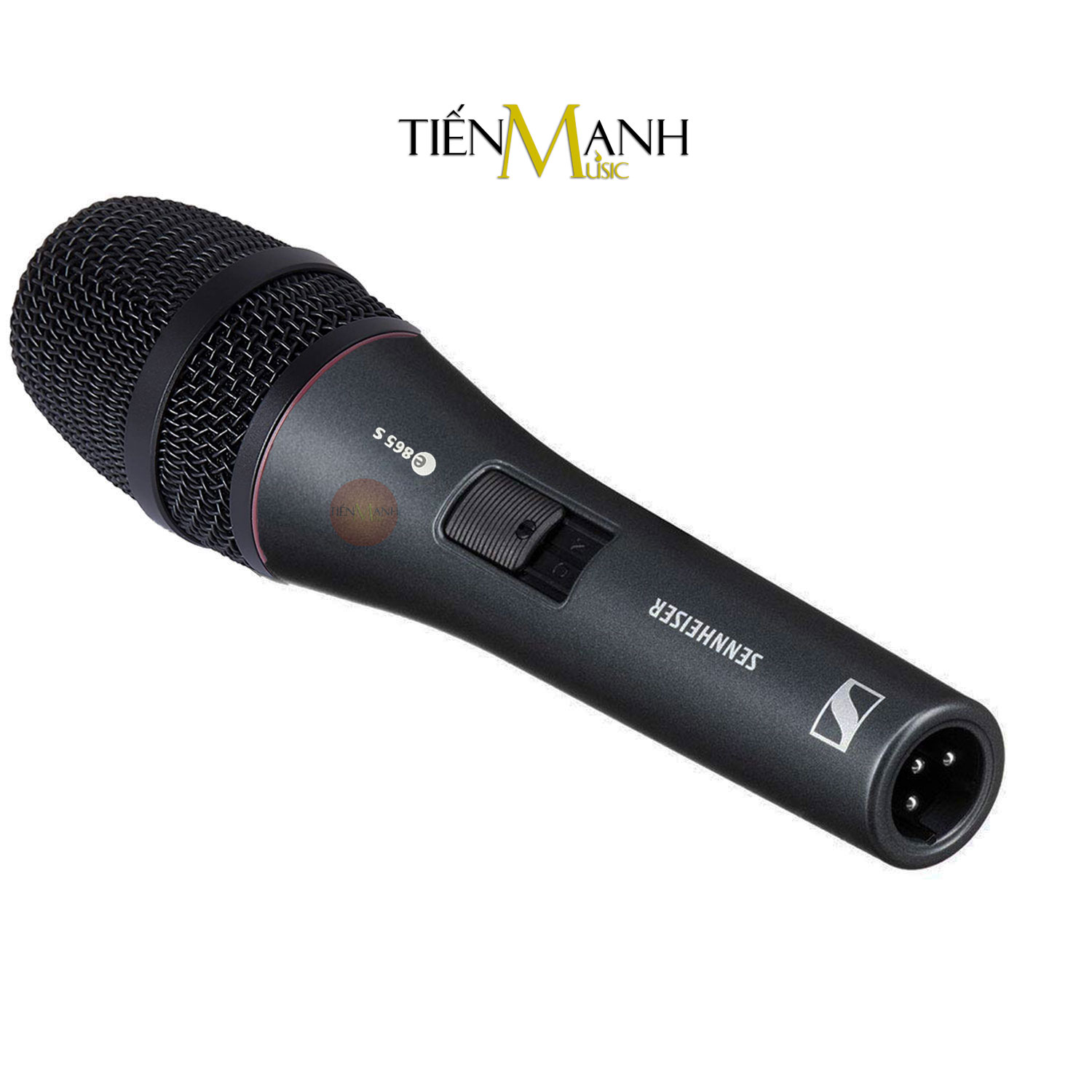Micro Cầm Tay Sennheiser E865S Có Công Tắc - Mic E865 Dynamic Vocal Microphone E 865-S Hàng Chính Hãng - Kèm Móng Gẩy DreamMaker