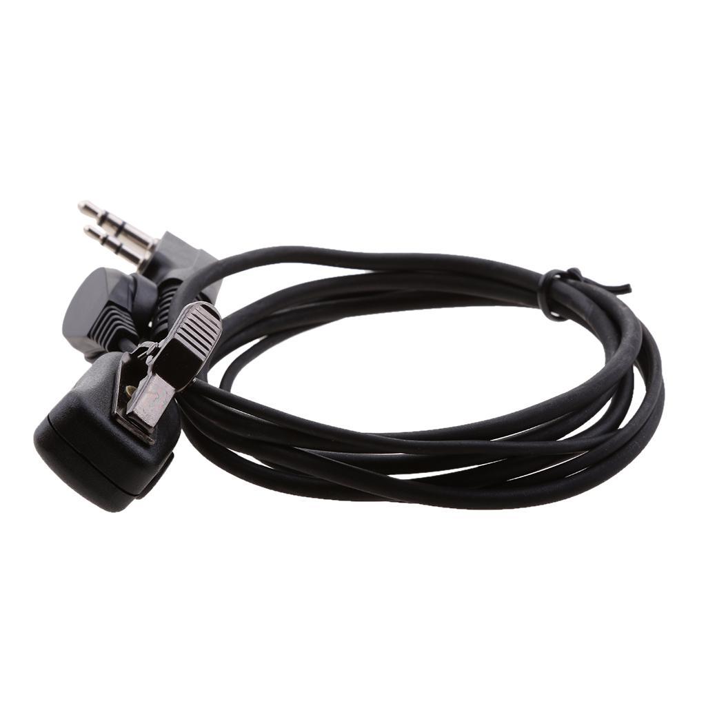 Acoustic Tube Earpiece Earphone Microphone for   Two