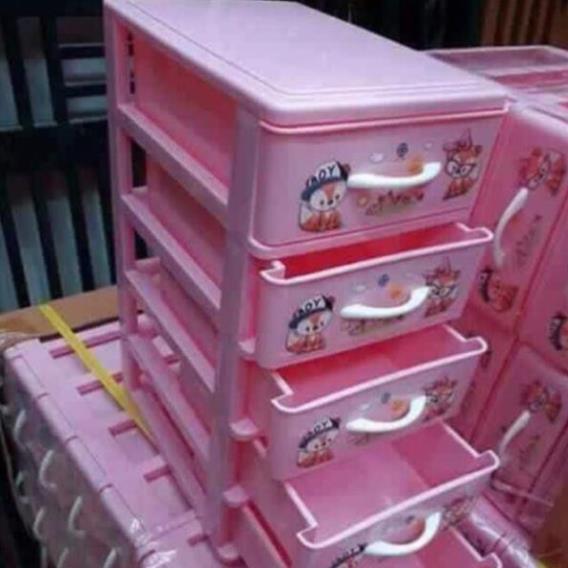 Tủ nhựa mini 4 tầng Việt Nhật $
