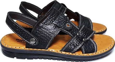 Giày Sandal Nam Da Bò Vân Cá Sấu HappyShoes - HP01