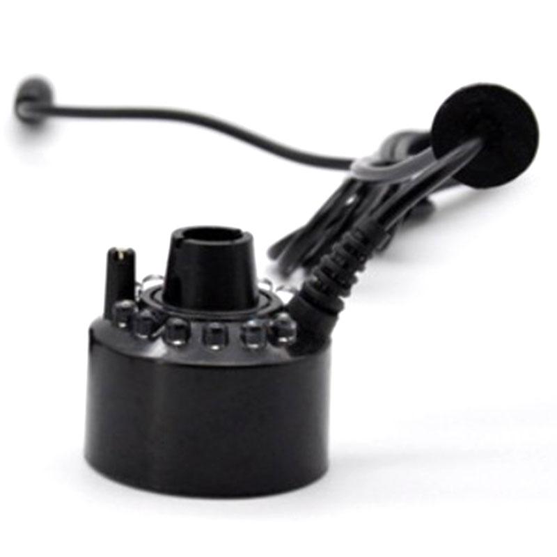 12 LED AC 100-240 Bộ Công Nghiệp Lồng Ấp Máy Phun Sương Tạo Độ Ẩm Máy Xông Khói Máy Vòi Phun Nước Uống AO Siêu Âm Phun Sương Tạo EU cắm