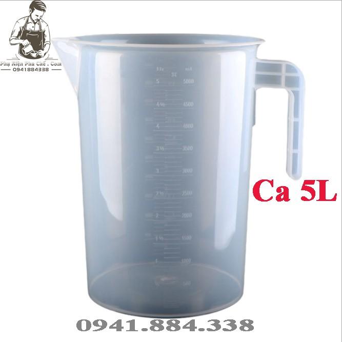 Ca Nhựa 5000ml Có Nắp, Ca 5L