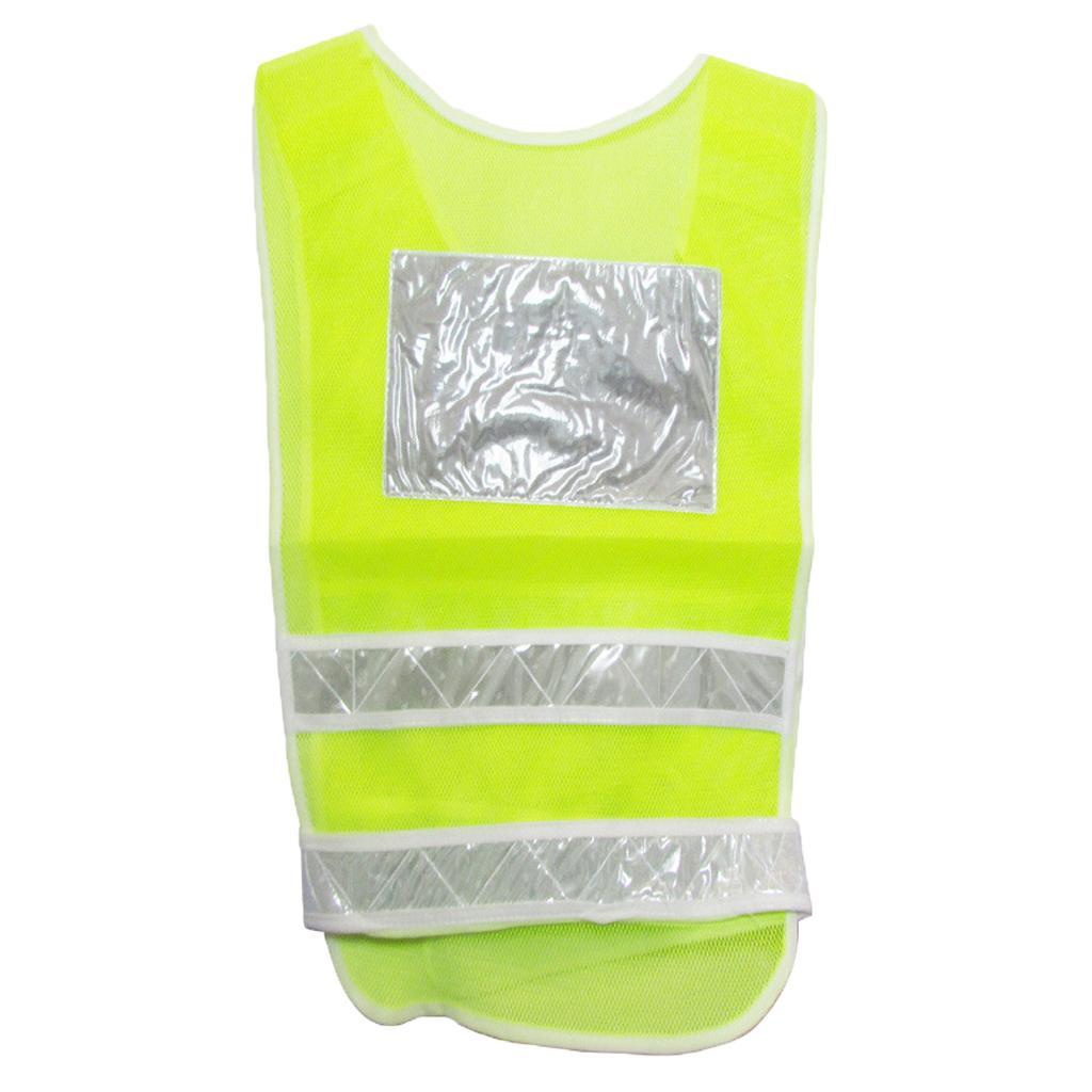 21-Inch Adjustable Safety Vest Reflective Jacket Security Waistcoat Vest Bands
