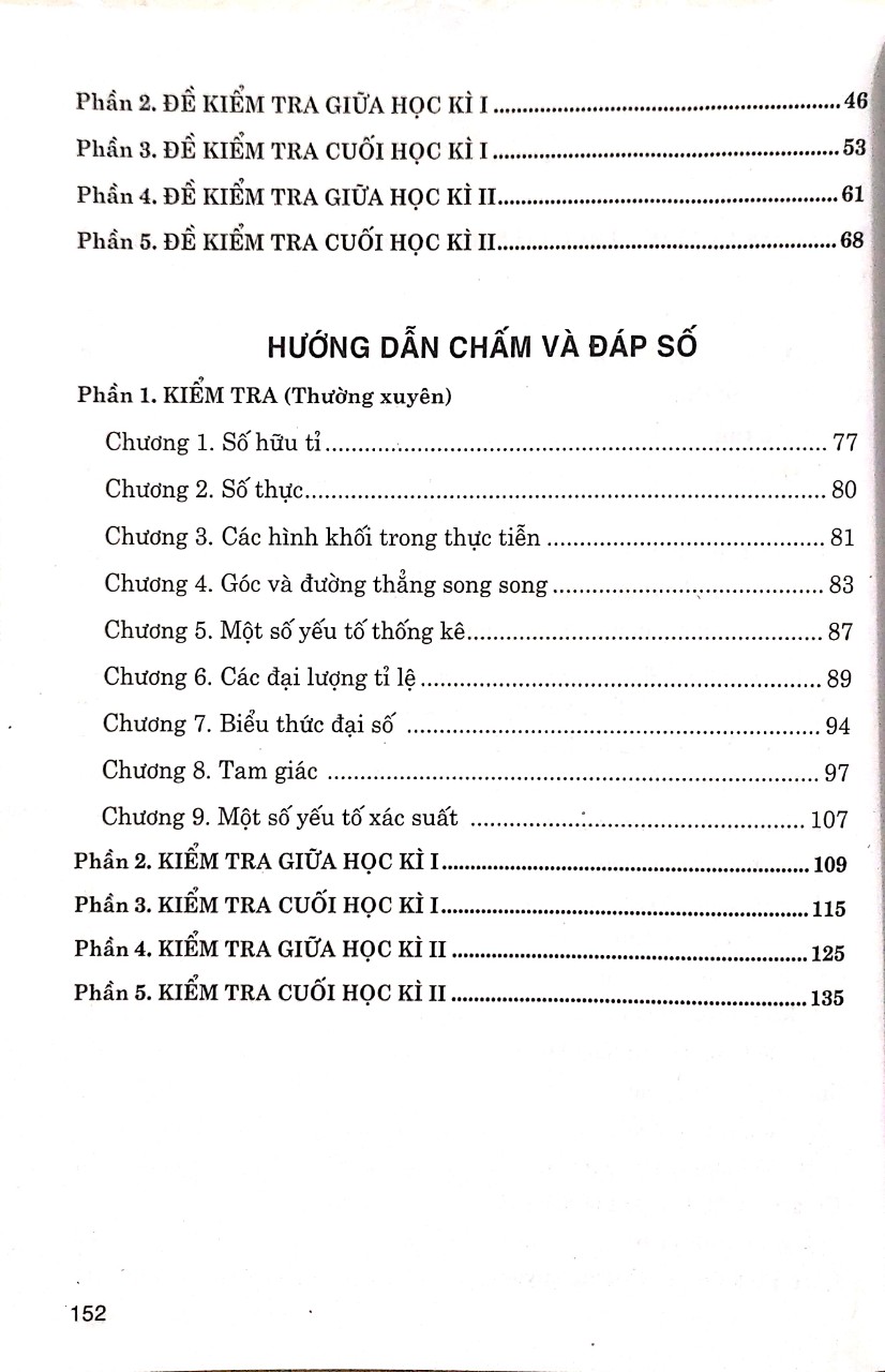 Bộ Đề Kiểm Tra Toán 7 Kiểm Tra  Thường xuyên, Giữa kì, Cuối Kì ( Bám Sát Sách Giáo Khoa Chân Trời Sáng Tạo  )