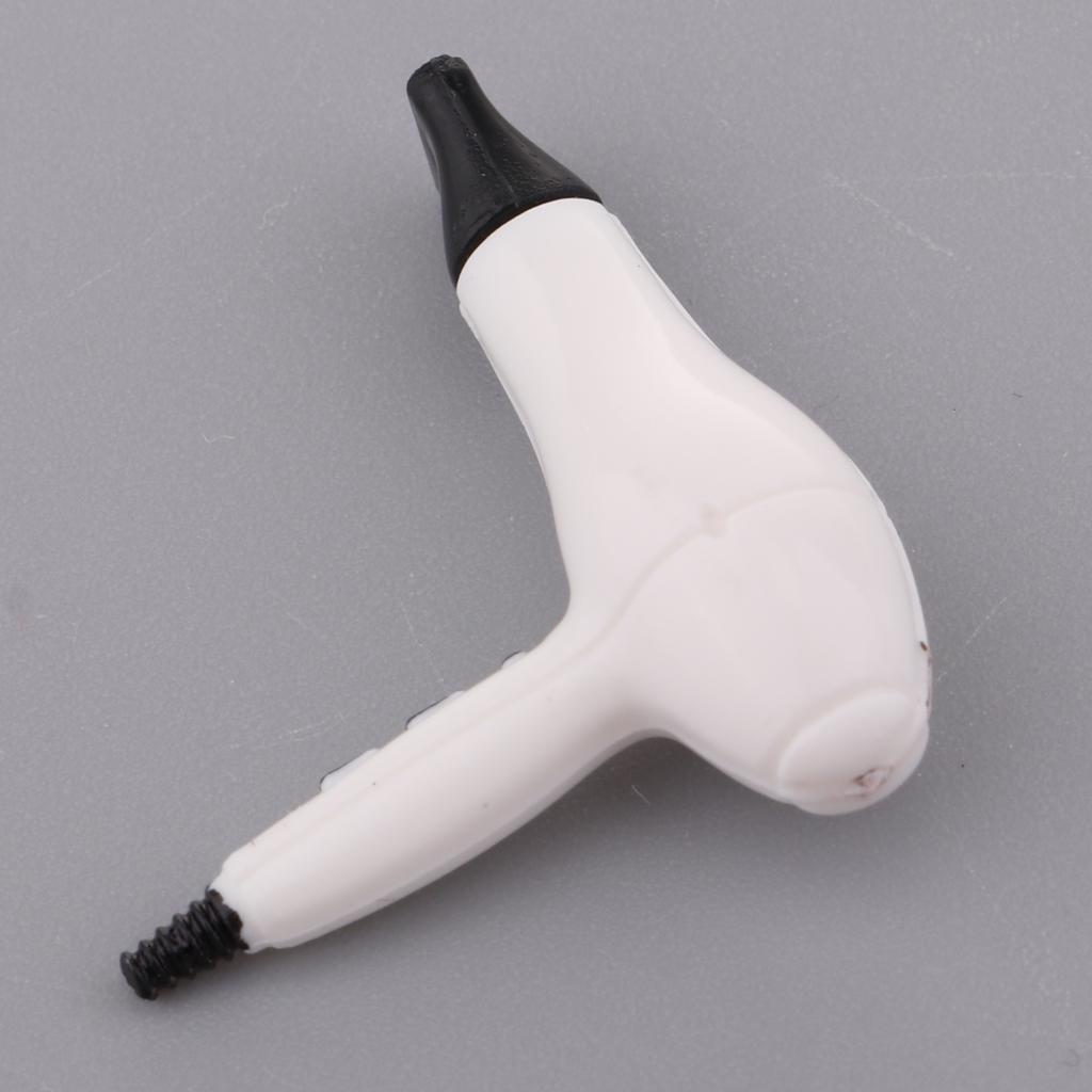 White Salon Dryer for 1/12 Dolls House Bathroom Accessory