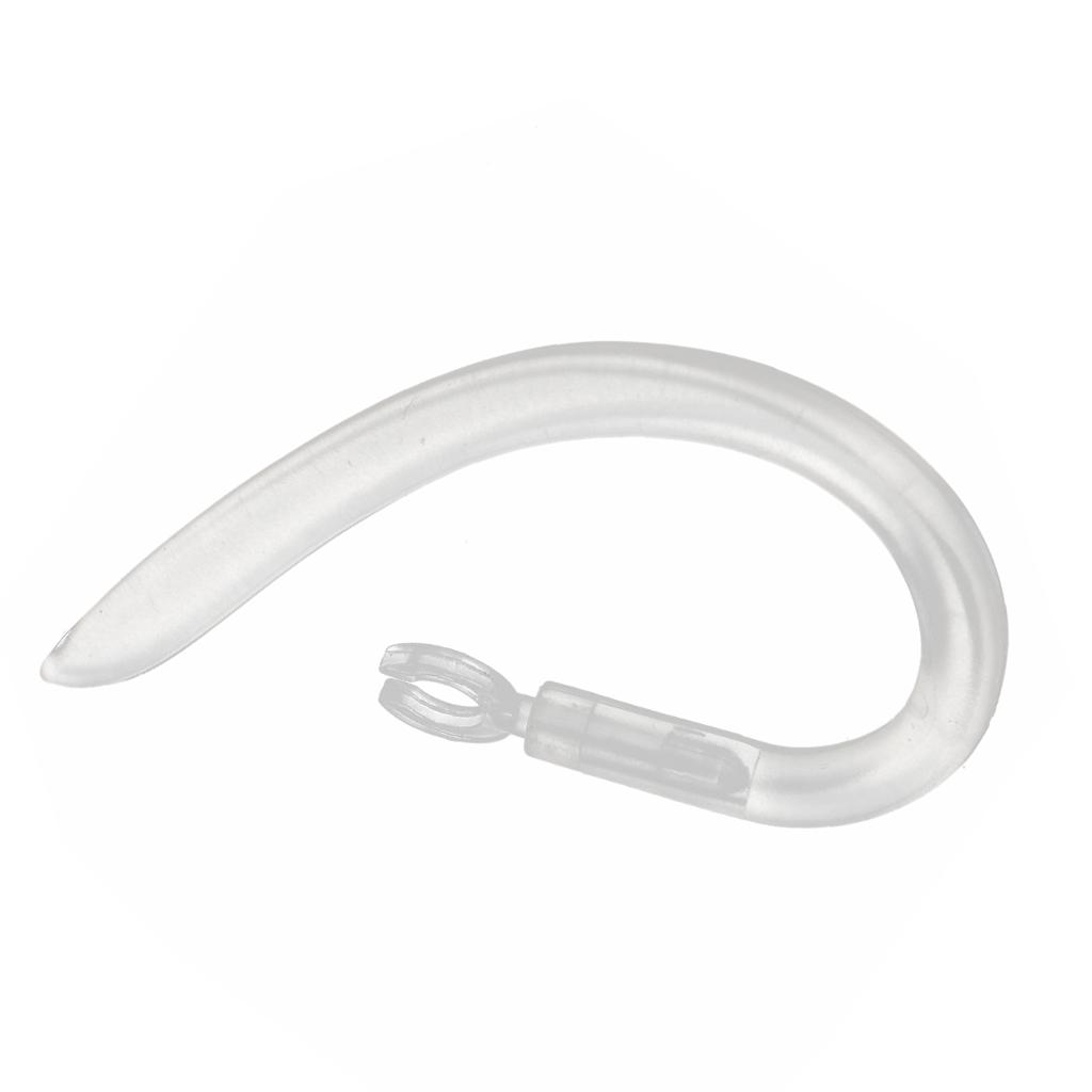 2Pieces Earphone Transparent Silicone Earhook  Headset 5.0mm+6.0mm