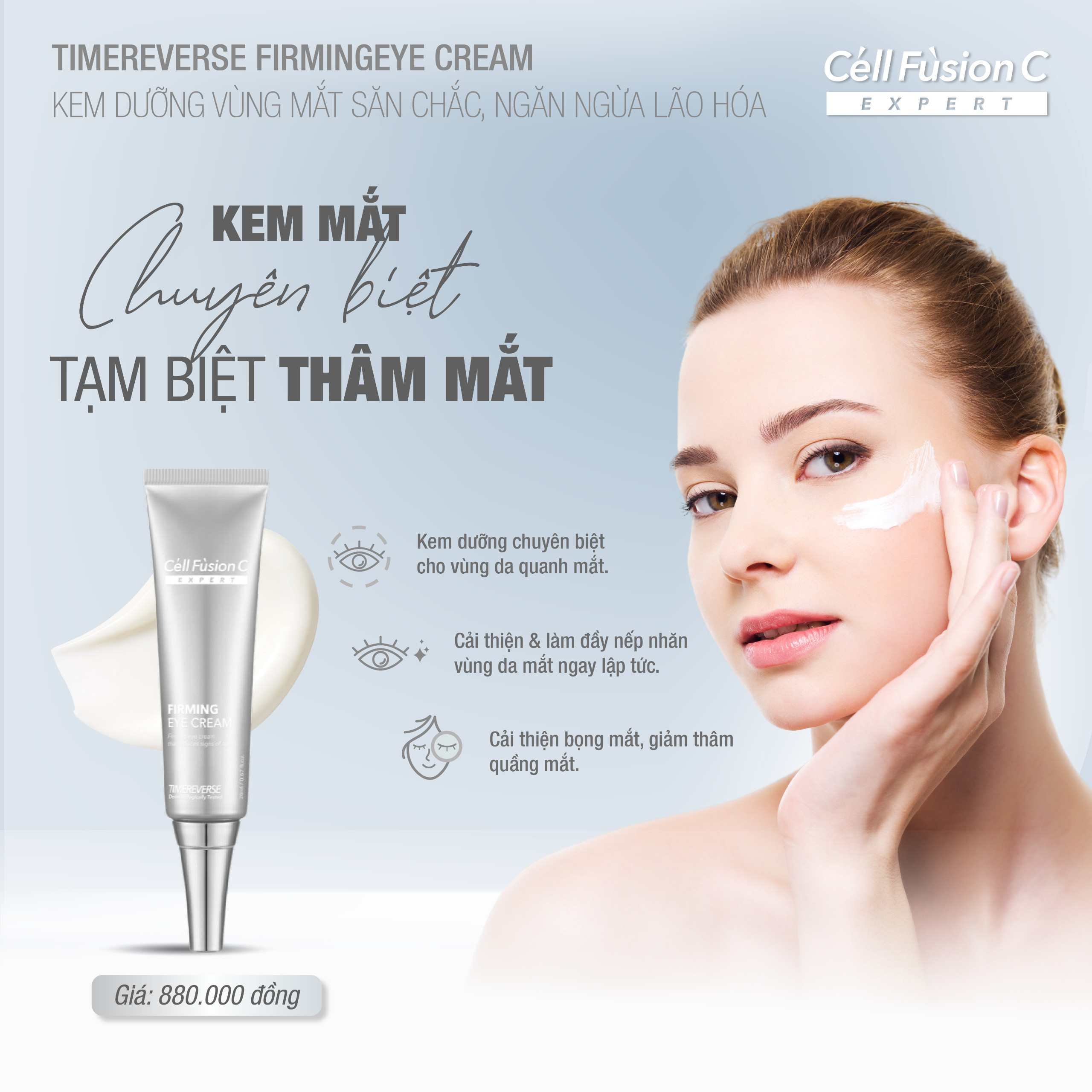 Bộ Kem dưỡng, Tinh chất , kem mắt giúp săn chắc, ngăn ngừa lão hóa Cell Fusion C Expert Time Reverse