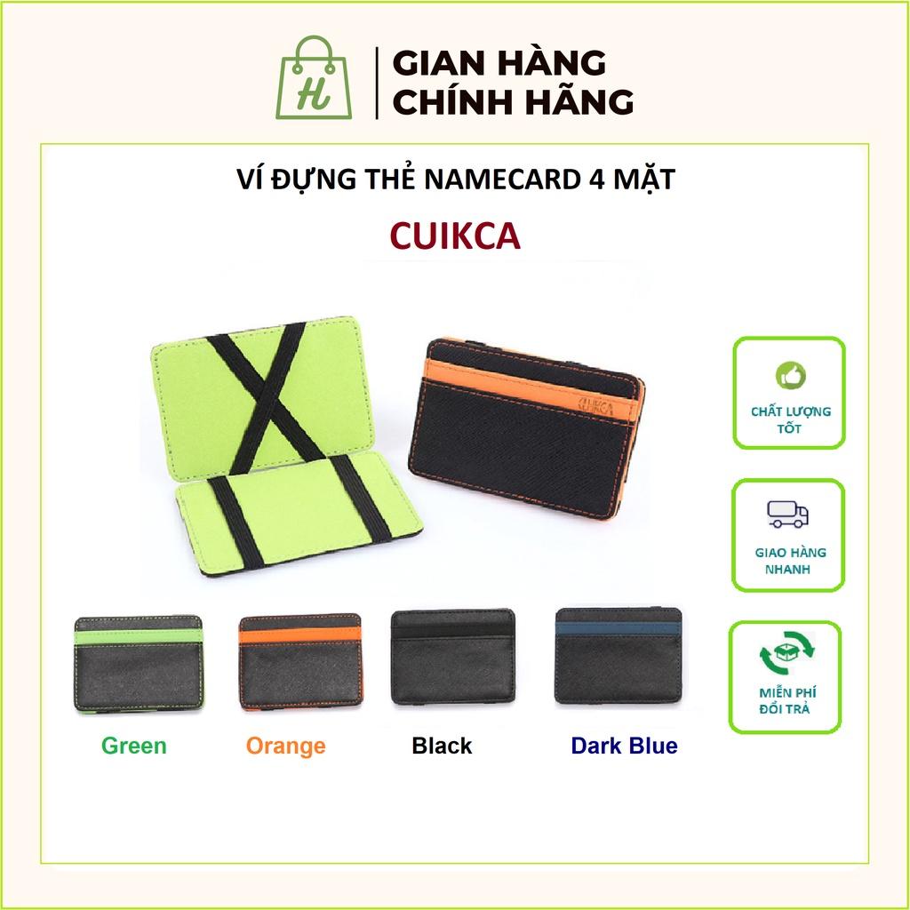 Ví đựng thẻ namecard thần kì da simili 4 mặt tiện lợi 4 ngăn đựng thẻ