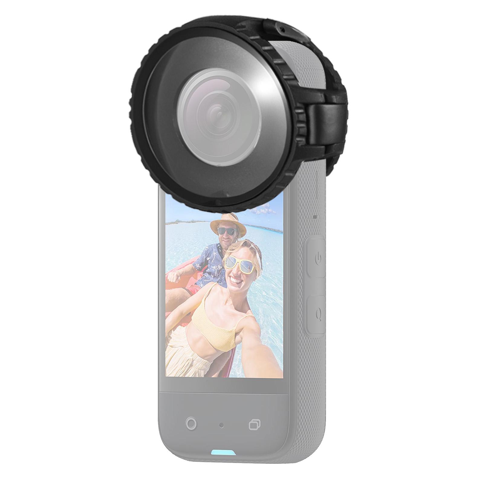 Premium Lens Guards Lens Protective Cover 10M/32.8ft Waterproof Depth Compatible with Insta360 ONE X2 Camera