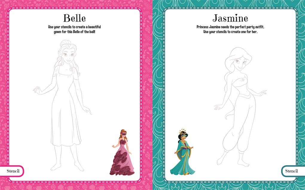 Disney Princess Design And Create Sketchpad