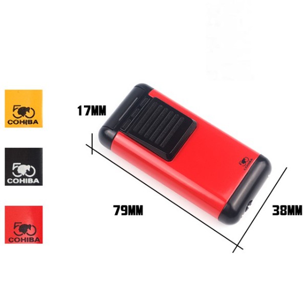 Hộp Quẹt Bật Lửa Khò Ga 3 Tia COB-29, Thiết Kế Nhỏ Gọn, Sang Trọng