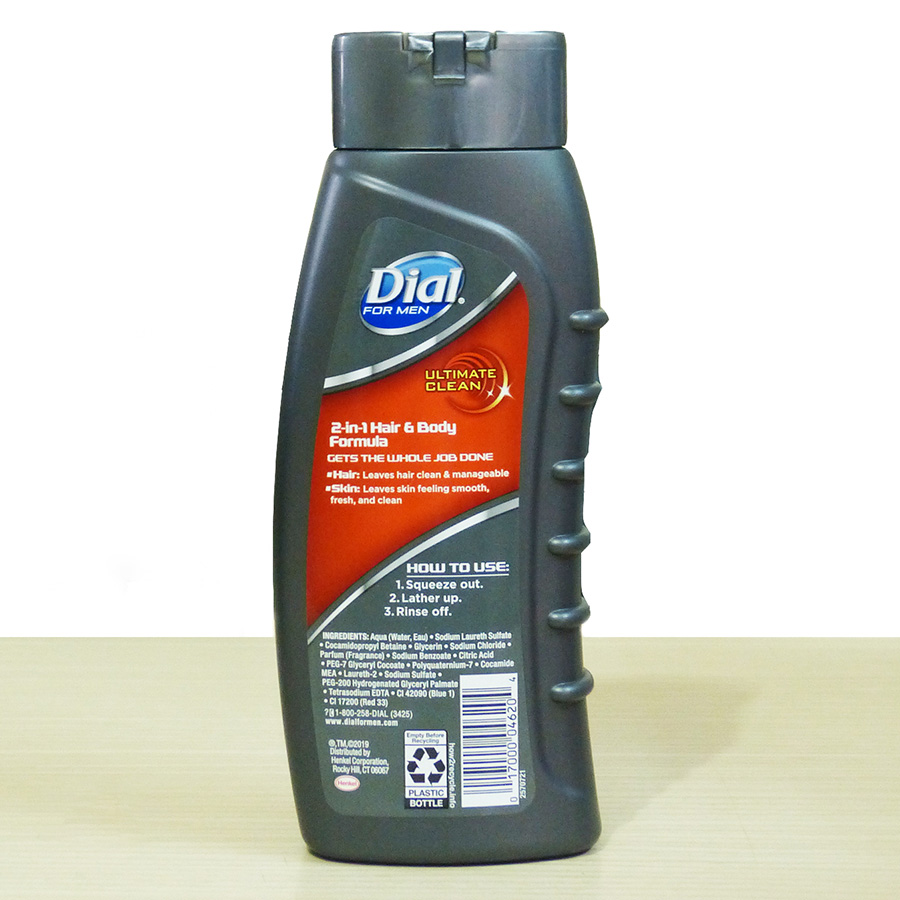 Sữa tắm gội Dial For Men Ultimate Clean 473ml