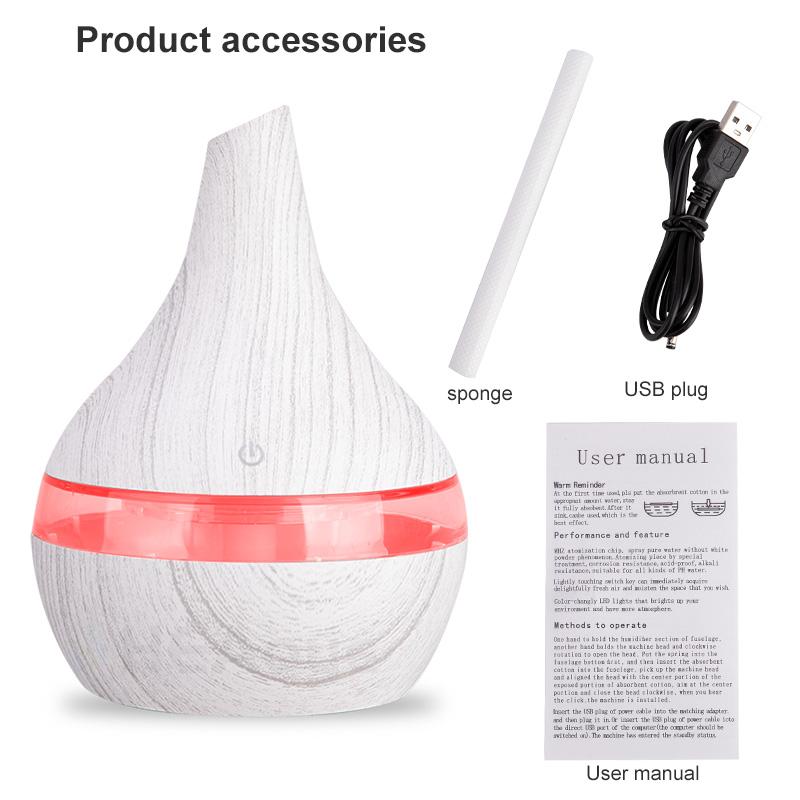 Điện Máy Tạo Độ Ẩm Không Khí Siêu Âm Thanh Vân Gỗ Humidificador Máy Khuếch Tán Tinh Dầu Hương Thơm Tinh Dầu Khuếch Tán Hương Thơm Mini Phun Sương Tạo