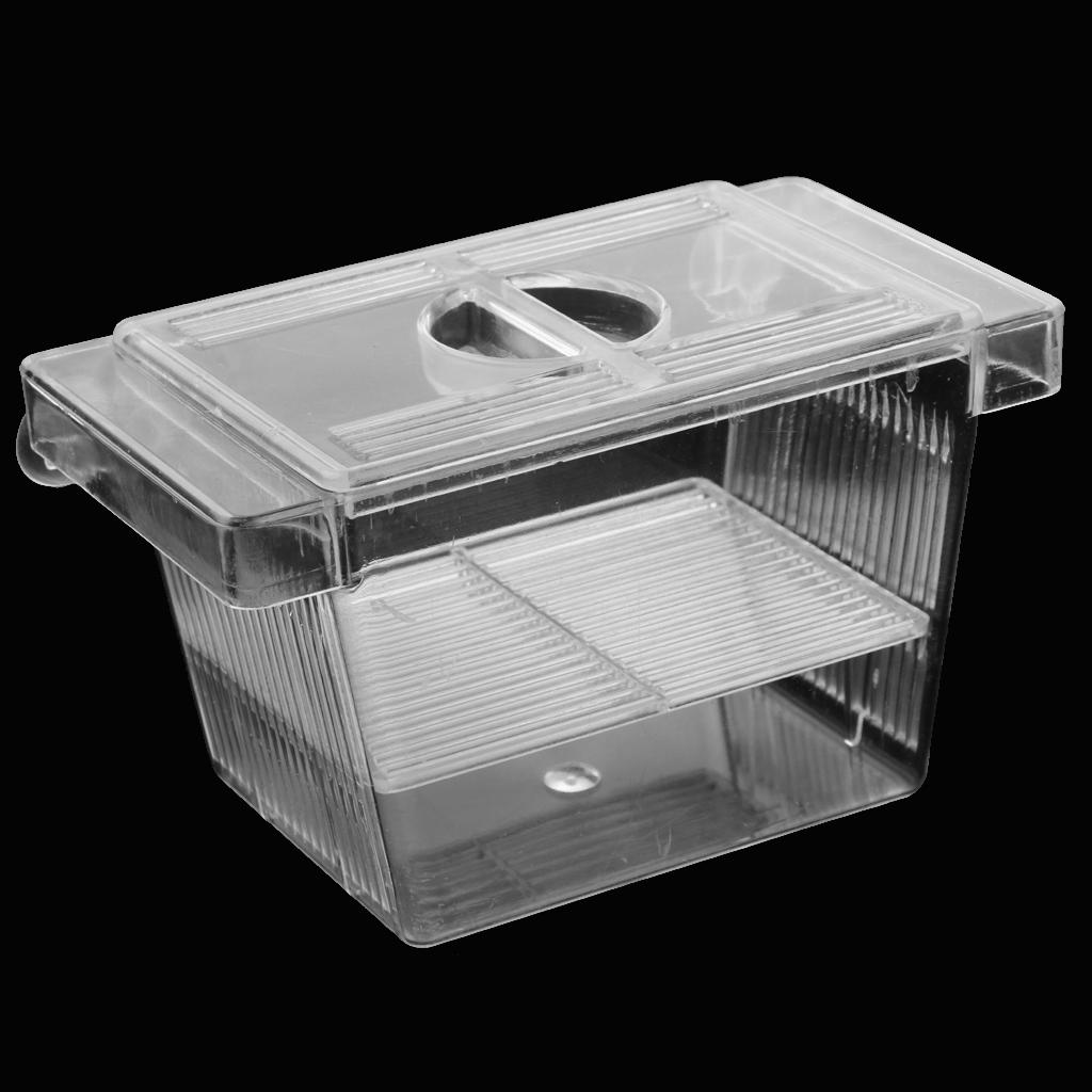 Fish Tank High Transparent Aquarium Tank Fish Incubator Isolation Box Small