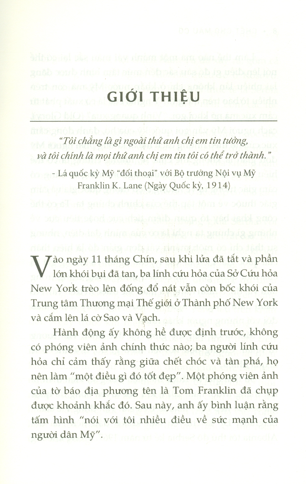 Chết Cho Màu Cờ - Quyền Lực Và Chính Trị Của Những Lá Cờ