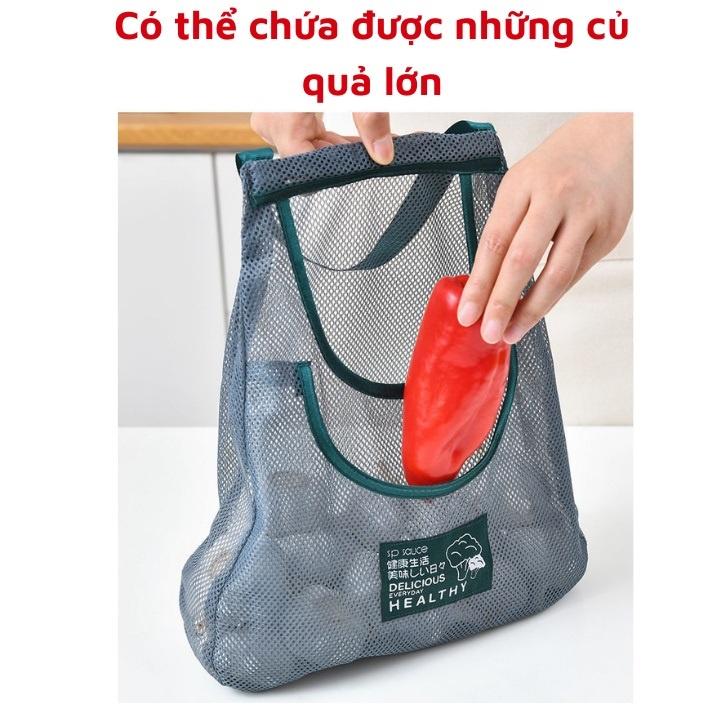 Túi Lưới Đa Năng, Đựng Hành Tỏi, Hoa Quả Cho Nhà Bếp, Túi Đựng Mỹ Phẩm, Vật Dụng Cá Nhân. Kingler 5252