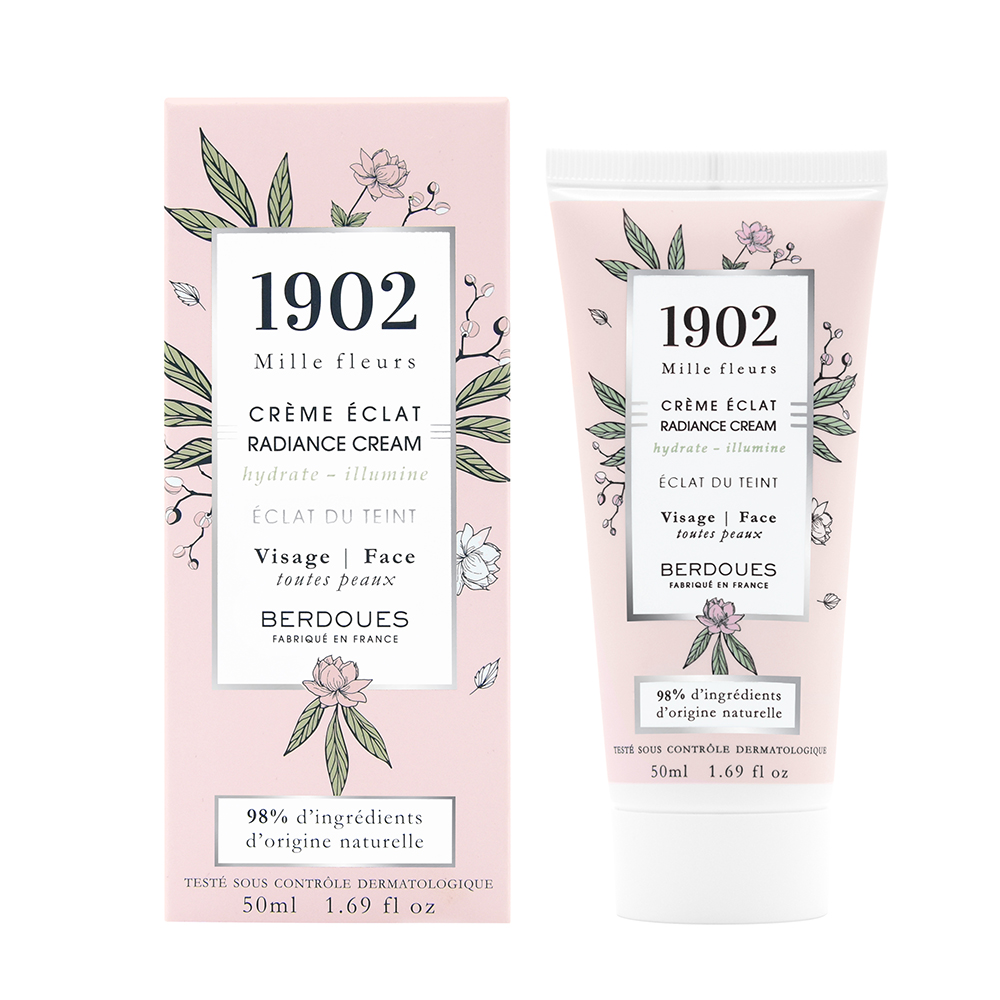 Kem dưỡng trắng dáng da ngày đêm hương nước hoa Berdoues 1902 Mille Fleurs Radiance Cream 50ml