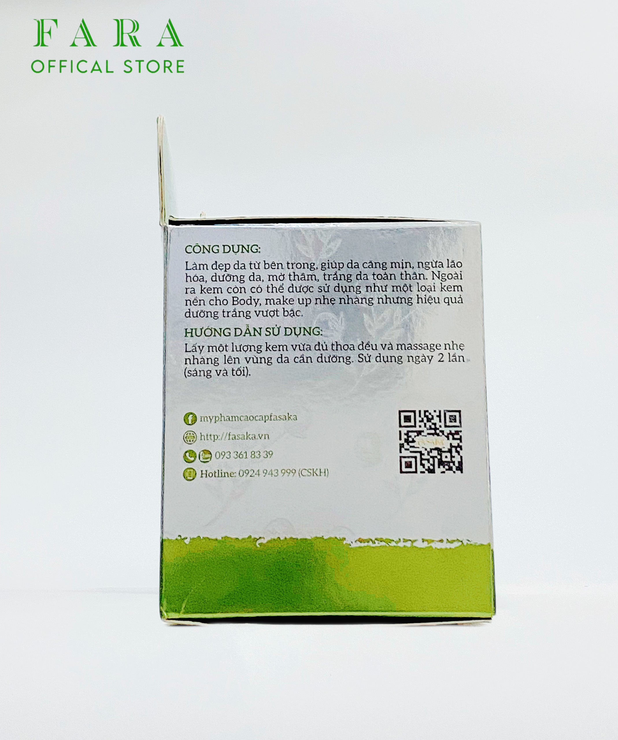 Kem Dưỡng Da Body Lotion Phấn Nụ Fara 100g